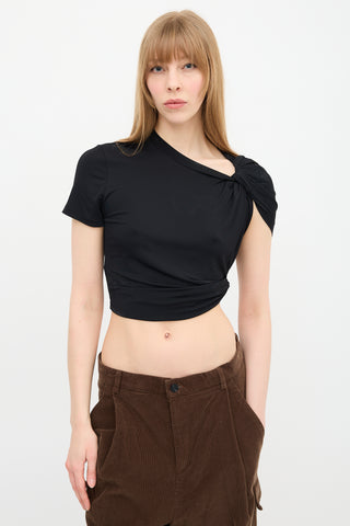 Magda Butrym Asymmetrical Twist T-Shirt