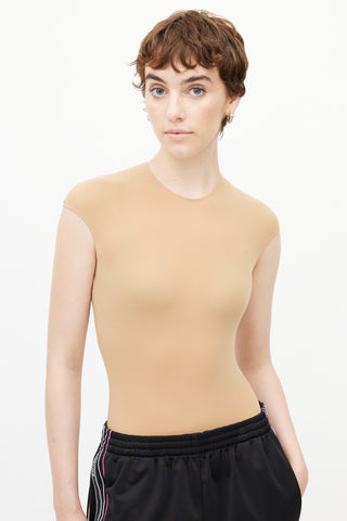 Maison Margiela Beige Elasticized Bodysuit