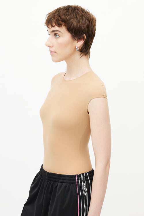 Maison Margiela Beige Elasticized Bodysuit