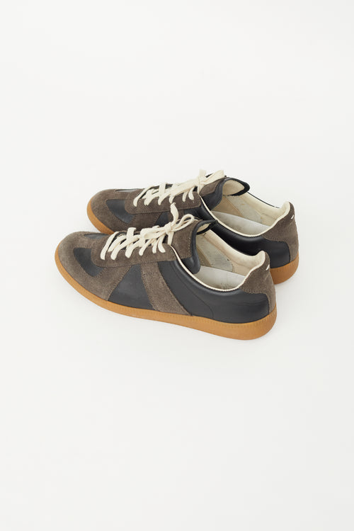 Black 
Brown Leather GAT Sneaker