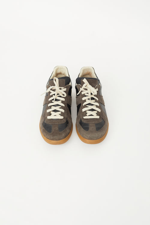 Black 
Brown Leather GAT Sneaker