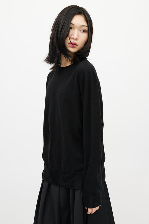 Maison Margiela Black Cashmere Knit Sweater