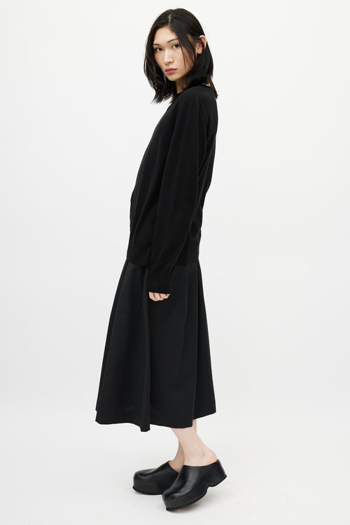 Maison Margiela Black Cashmere Knit Sweater