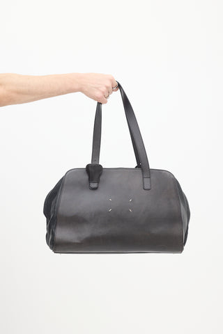 Maison Margiela Black Leather Four Stitch Bag