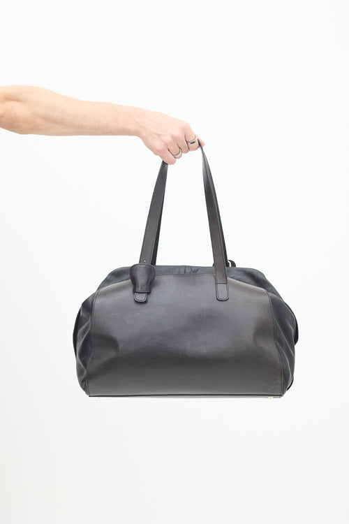 Maison Margiela Black Leather Four Stitch Bag