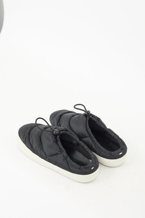 Maison Margiela Black Puff Drawcord Sandal