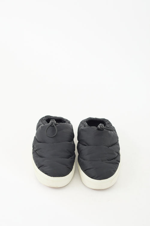 Maison Margiela Black Puff Drawcord Sandal