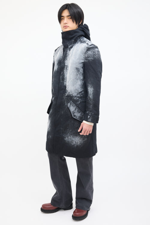 Maison Margiela FW 2014 Runway Black 
Cream Fur Coat