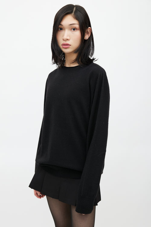 Maison Margiela Black Wool Knit Sweater