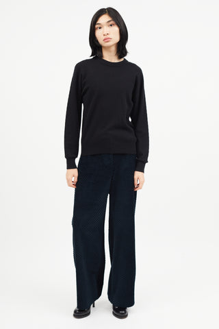 Maison Margiela Black Wool Knit Sweater