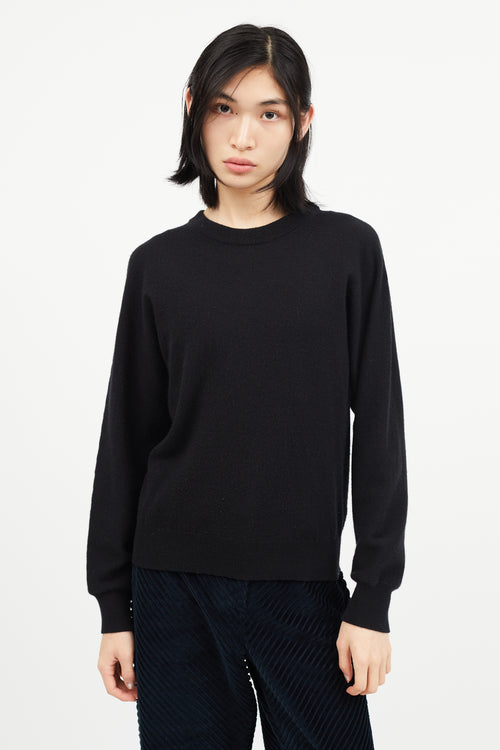 Maison Margiela Black Wool Knit Sweater