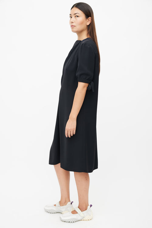 Maison Margiela Black 
Navy Colourblock Dress