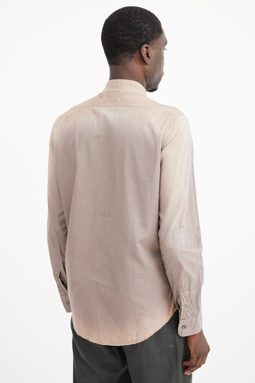 Maison Margiela Brown Faded Shirt