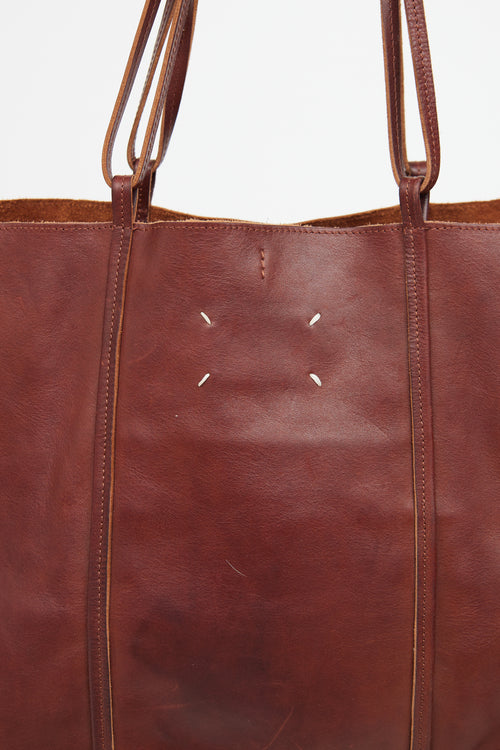 Maison Margiela Brown Tote Bag