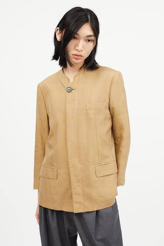 Maison Margiela Brown Silk Blazer