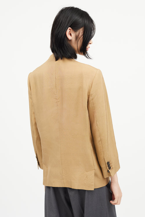 Maison Margiela Brown Silk Blazer