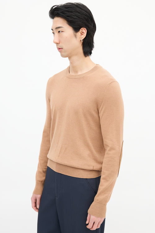 Maison Margiela Brown Wool Knit Sweater