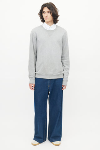 Maison Margiela Grey Crewneck Sweater