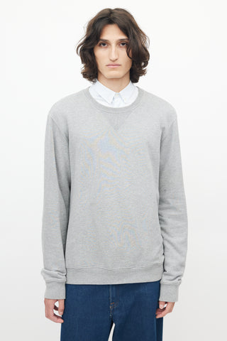 Maison Margiela Grey Crewneck Sweater