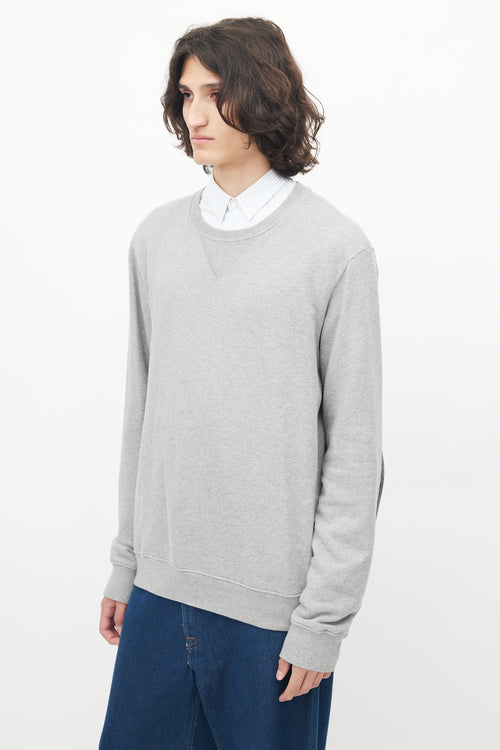 Maison Margiela Grey Crewneck Sweater