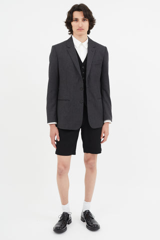 Maison Margiela Grey Wool Blazer