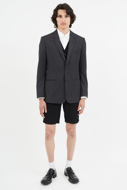 Maison Margiela Grey Wool Blazer