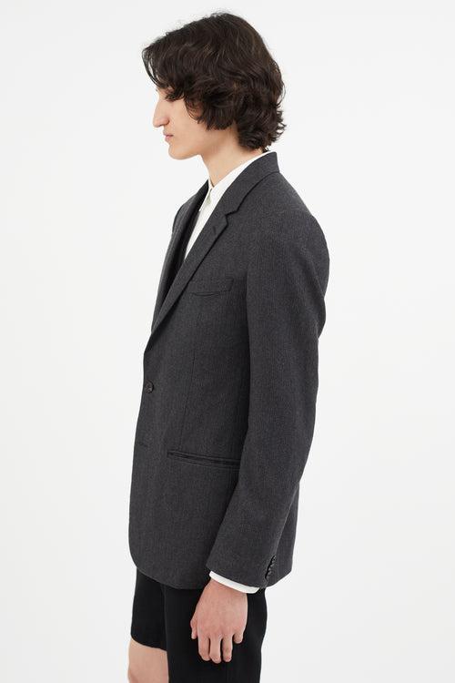 Maison Margiela Grey Wool Blazer