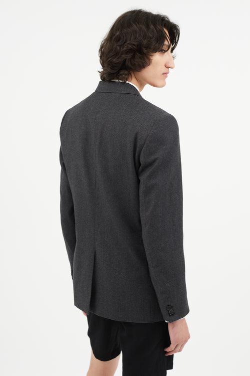 Maison Margiela Grey Wool Blazer