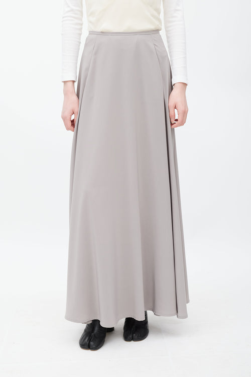 Maison Margiela Grey Maxi Skirt