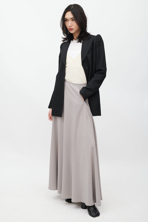 Maison Margiela Grey Maxi Skirt