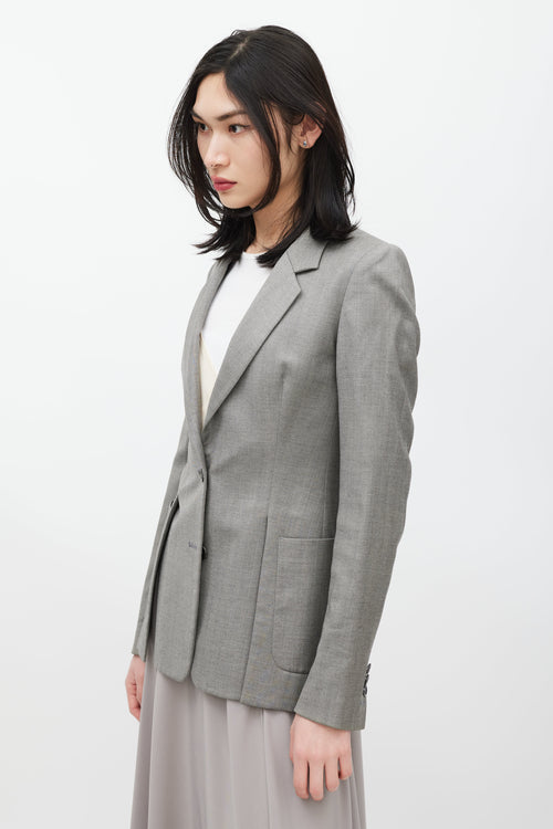 Maison Margiela Grey Wool Blazer