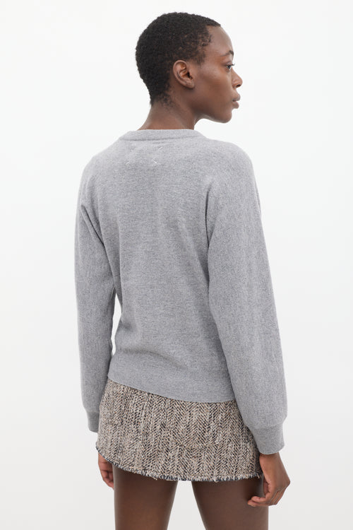 Maison Margiela Grey Wool 
Cashmere Sweater