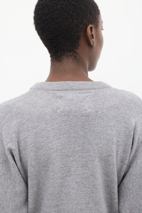 Maison Margiela Grey Wool 
Cashmere Sweater