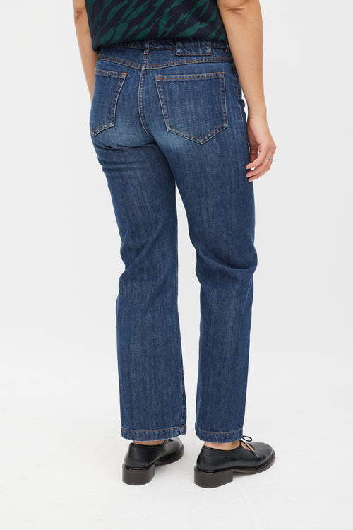 Maison Margiela Medium Wash Straight Leg Jeans