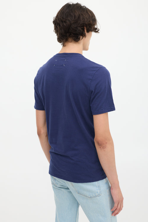 Maison Margiela SS 2008 Navy Panelled T-Shirt