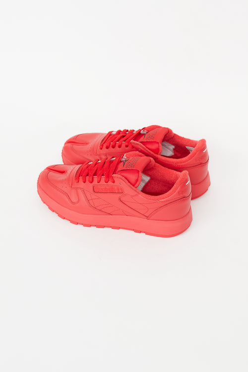 Maison Margiela X Reebok Red Project 0 Tabi Sneaker