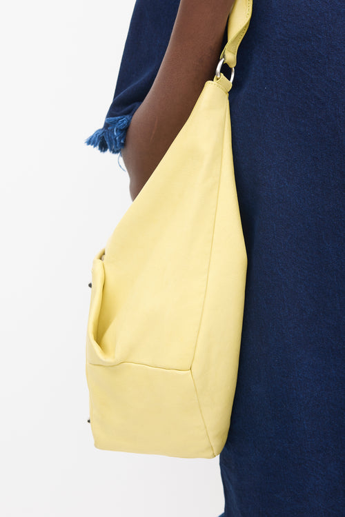 Maison Margiela Yellow Leather Shoulder Bag