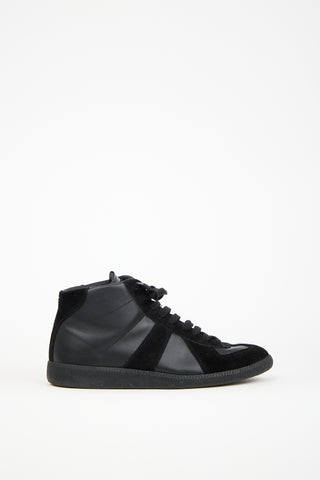 Maison Margiela Black Leather 22 Replica Sneaker