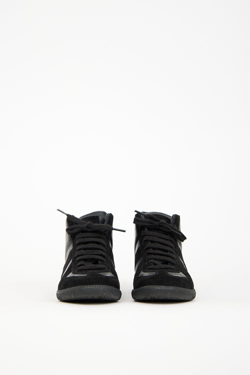 Maison Margiela Black Leather 22 Replica Sneaker