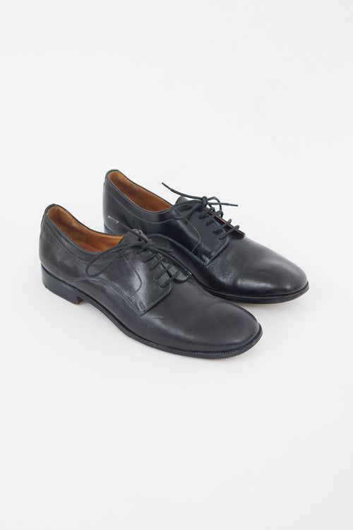 Maison Margiela Black Leather Replica Derby