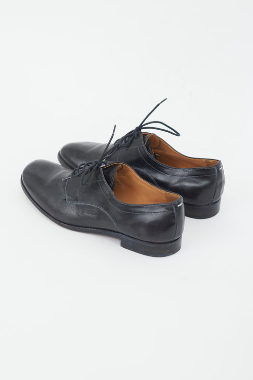 Maison Margiela Black Leather Replica Derby