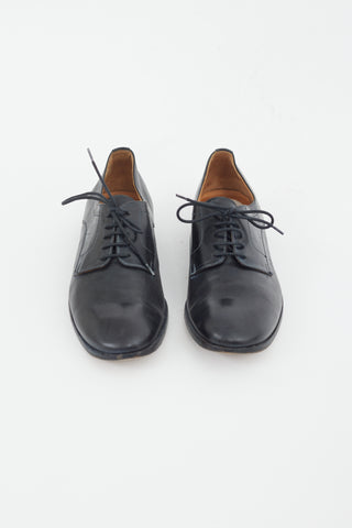 Maison Margiela Black Leather Replica Derby