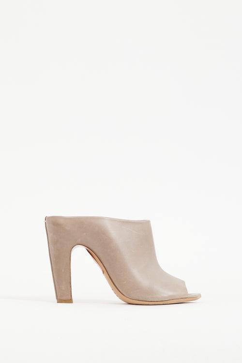 Maison Margiela Brown Leather Mule