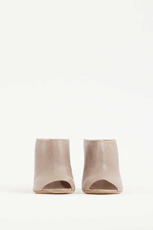 Maison Margiela Brown Leather Mule