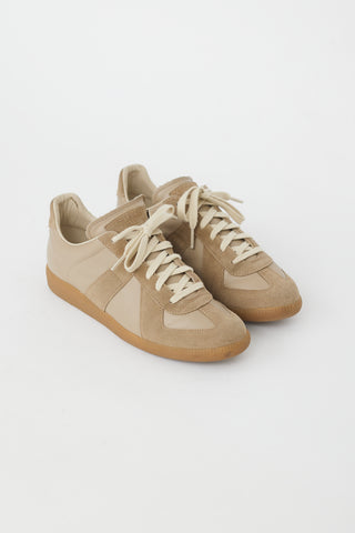 Maison Margiela Brown Leather Replica Sneaker