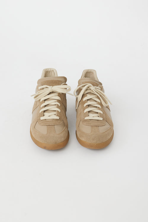 Maison Margiela Brown Leather Replica Sneaker