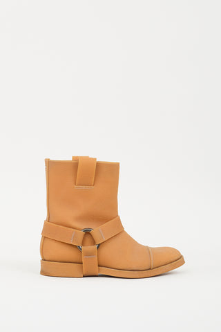 Maison Margiela Brown Rubber Harness Boot