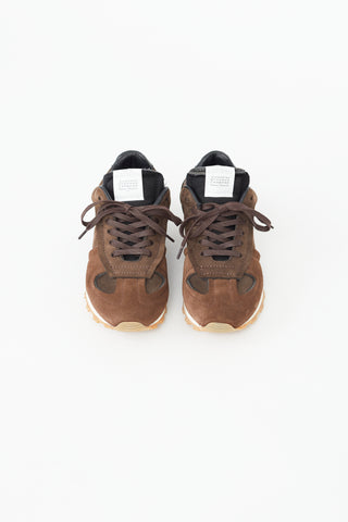 Maison Margiela Brown Suede 50-50 Sneaker