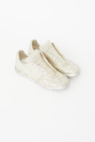 Maison Margiela Gold Glitter Replica Sneaker