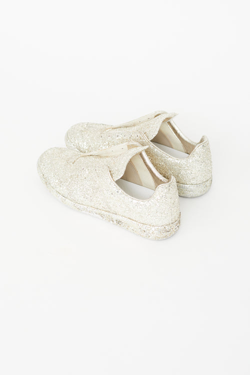 Maison Margiela Gold Glitter Replica Sneaker